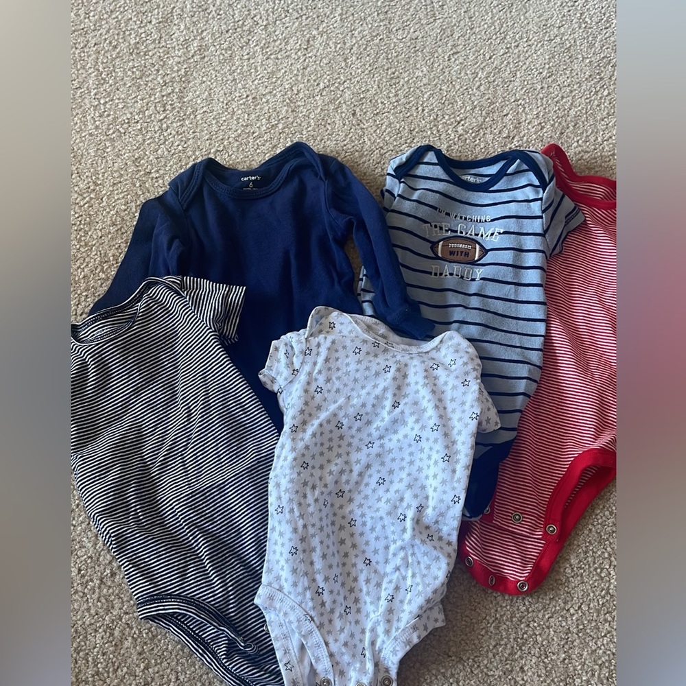 6- 6/9 month onesies